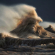 Image for article titled Photos: The massive, mountainous waves of Lake Erie